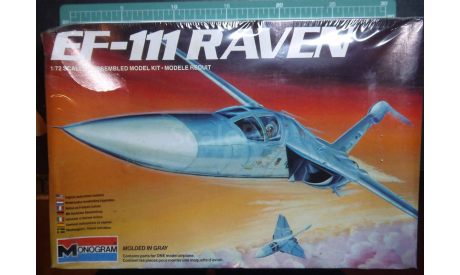 самолет РЭБ EF-111A Raven 1:72 Monogram +бонус(декаль), сборные модели авиации, scale72