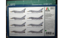 истребитель Eurofighter EF-2000 Typhoon 1:72 Italeri, сборные модели авиации, Eurofighter Jagdflugzeug, scale72