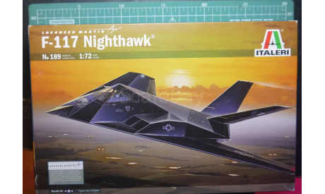 ударный самолет F-117A  Nighthawk 1:72 Italeri, сборные модели авиации, scale72