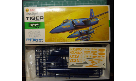 палубный истребитель F11F Tiger 1:72 Hasegawa, сборные модели авиации, scale72