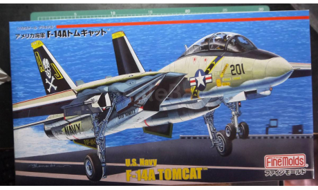 Палубный истребитель F-14A Tomcat 1:72 FineMolds, сборные модели авиации, scale72