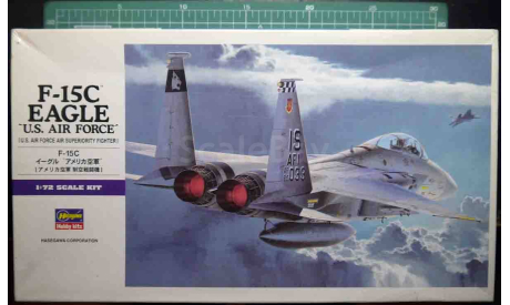 истребитель  F-15С Eagle 1:72 Hasegawa, сборные модели авиации, scale72