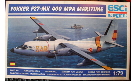 патрульный самолет Fokker F.27 Mk400 MPA 1:72 ESCI, сборные модели авиации, scale72