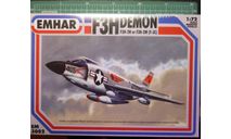 Палубный истребитель F3H-2N/M (F-3C)  Demon 1:72 EMHAR, сборные модели авиации, scale72