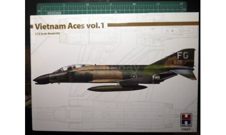 истребитель F-4C Phantom II Vietnam Aces part.1  1:72 Hobby-2000/Hasegawa, сборные модели авиации, scale72