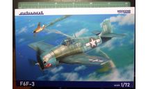 палубный истребитель Grumman F6F-3 Hellcat 1:72 Eduard Weekend, сборные модели авиации, scale72