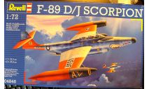 перехватчик F-89D/J Scorpion 1:72 Revell, сборные модели авиации, scale72