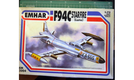 всепогодный перехватчик F-94C Starfire (поздний) 1:72 Emhar, сборные модели авиации, 1/72