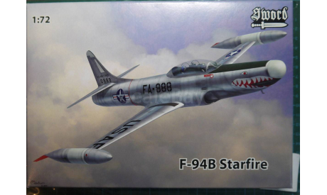 всепогодный перехватчик F-94B Starfire 1:72 Sword, сборные модели авиации, Lockheed, scale72