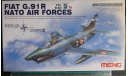 легкий штурмовик Fiat G.91R Gina 1:72  Meng, сборные модели авиации, scale72