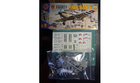 палубный истребитель Fairey Firefly MkV 1:72 Airfix, сборные модели авиации, scale72