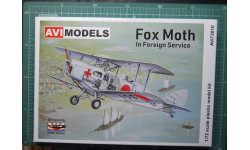 пассажирский самолет DH-83 Fox Moth 1:72 AviPrint