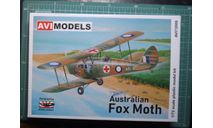 пассажирский самолет DH-83 Fox Moth (Австралия) 1:72 AviPrint, сборные модели авиации, De Havilland, AVImosels, scale72