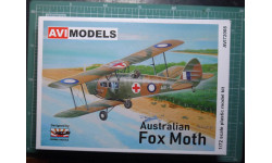 пассажирский самолет DH-83 Fox Moth (Австралия) 1:72 AviPrint