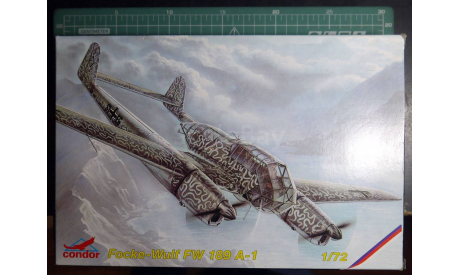 разведчик FW 189A-1  Flying Eye 1:72 Condor, сборные модели авиации, scale72