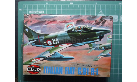 легкий штурмовик Fiat G.91R/1 Gina 1:72  Airfix, сборные модели авиации, 1/72