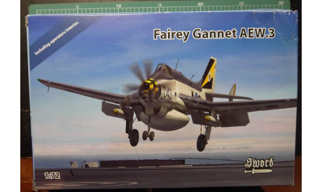 палубный самолет ДРЛО Gannet AEW.3 (upgraded kit) 1:72 Sword, сборные модели авиации, Fairey, scale72