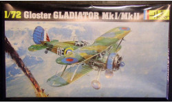 Истребитель Gloster Gladiator  Mk I/MkII  1:72 Heller