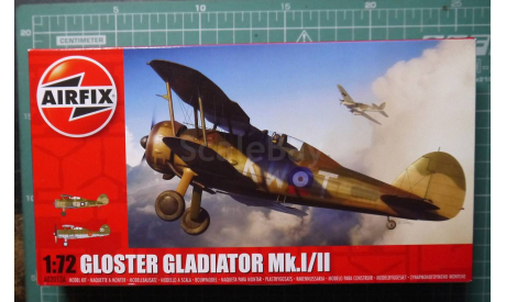 Истребитель Gloster Gladiator MkI /II 1:72 Airfix NEW, сборные модели авиации, scale72