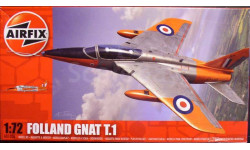 учебный самолет Folland Gnat T.1 1:72 Airfix