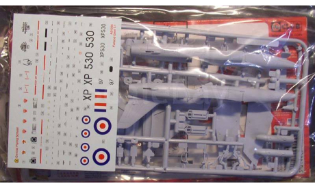учебный самолет Folland Gnat T.1 1:72 Airfix, сборные модели авиации, scale72