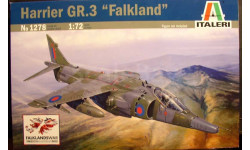 Штурмовик ВВП BAe Harrier GR.Mk3 (Falklands war) 1:72 Italeri