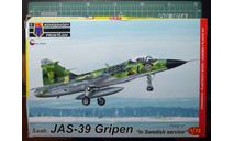 истребитель SAAB JAS-39A  Gripen 1:72 KP/ Italeri, сборные модели авиации, scale72