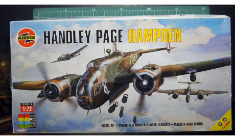 бомбардировщик Handley Page Hampden   1:72  Airfix, сборные модели авиации, scale72