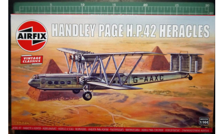 Пассажирский самолет HP.42 Heracles 1:144 Airfix, сборные модели авиации, scale144