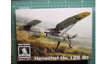 Разведчик-корректировщик Hs 126B-1  1:72 Brengun, сборные модели авиации, Henschel, scale72