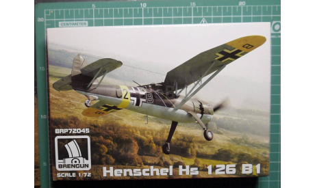 Разведчик-корректировщик Hs 126B-1  1:72 Brengun, сборные модели авиации, Henschel, scale72