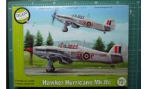 истребитель Hawker Hurricane Mk.IIc (post war) 1:72 Legato (AZ model), сборные модели авиации, scale72