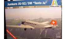 пассажирский самолет Юнкерс Ju 52/3M 1:72 Italeri, сборные модели авиации, Junkers, 1/72