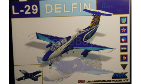 Учебный самолет Aero L-29  Delfin 1:72 Avantgarde ( AMK ), сборные модели авиации, scale72