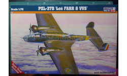 Бомбардировщик PZL-37B Los 1:72  1:72 Mistercraft