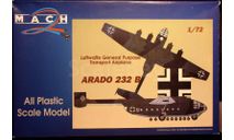 транспортный самолет Arado Ar 232B 1:72 Mach-2, сборные модели авиации, scale72