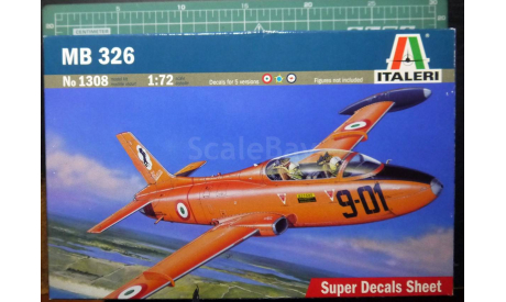 учебно-тренировочный самолет Aermacchi MB.326 1:72 Italeri, сборные модели авиации, scale72