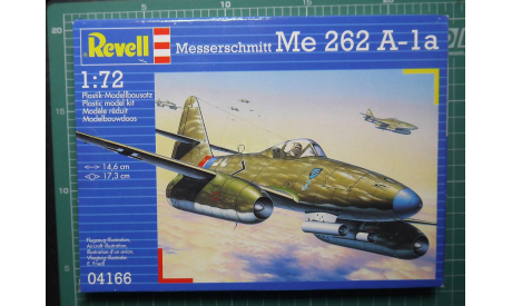 Истребитель Мессершмитт Me 262A-1a 1:72 Revell, сборные модели авиации, Messerschmitt, scale72