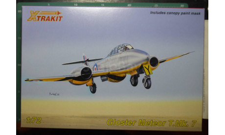 учебный самолет  Gloster Meteor T Mk 7  1:72 Xtrakit, сборные модели авиации, Azur, scale72