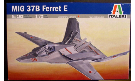 истребитель MiG-37 Ferret 1:72 Italeri, сборные модели авиации, scale72, МиГ