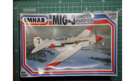 Истребитель МиГ-3  1:72 Emhar (ex-FROG), сборные модели авиации, scale72