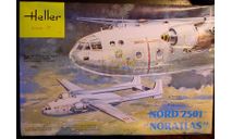 транспортный самолет Nord2501 Noratlas 1:72 Heller, сборные модели авиации, scale72