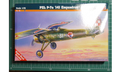 Истребитель PZL P-7a  1:72 Mastercraft, сборные модели авиации, Mistercraft, 1/72