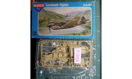 Истребитель Curtiss P-40B Tomahawk 1:72  FROG/NOVO - СССР - полный комплект, сборные модели авиации, scale72