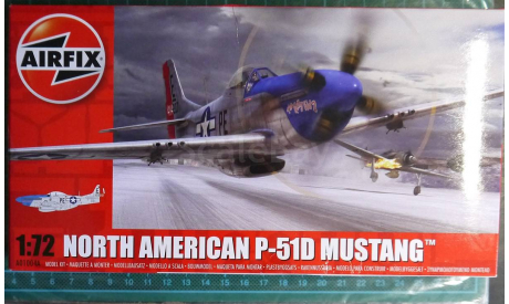 Истребитель P-51D Mustang 1:72 Airfix NEW!, сборные модели авиации, scale72