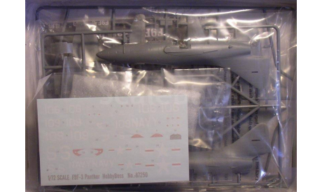палубный истребитель F9F-3 Panther 1:72 HobbyBoss, сборные модели авиации, Hobby Boss, scale72