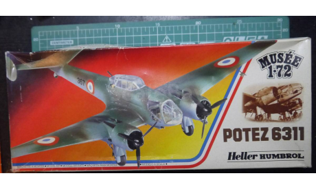 разведывательный самолет Potez 63-11 1:72 Heller, сборные модели авиации, scale72