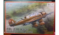 Бомбардировщик PZL P-23B Karas  1:72 IBG (!!!NEW !!!)