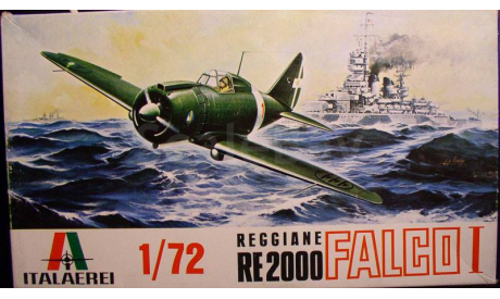 Истребитель Re-2000 Falco 1:72 Italeri, сборные модели авиации, scale72