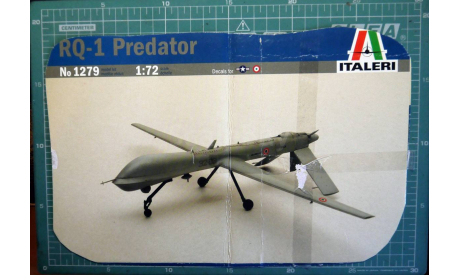ударный БПЛА RQ-1 Predator 1:72 Italeri, сборные модели авиации, scale72